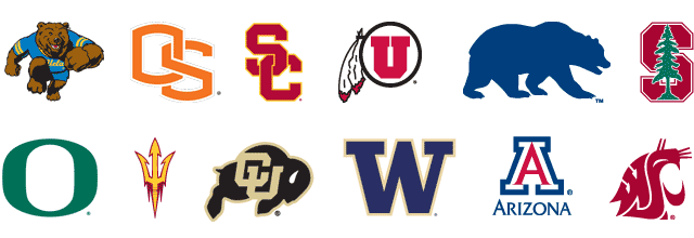 PAC-12 School Logos